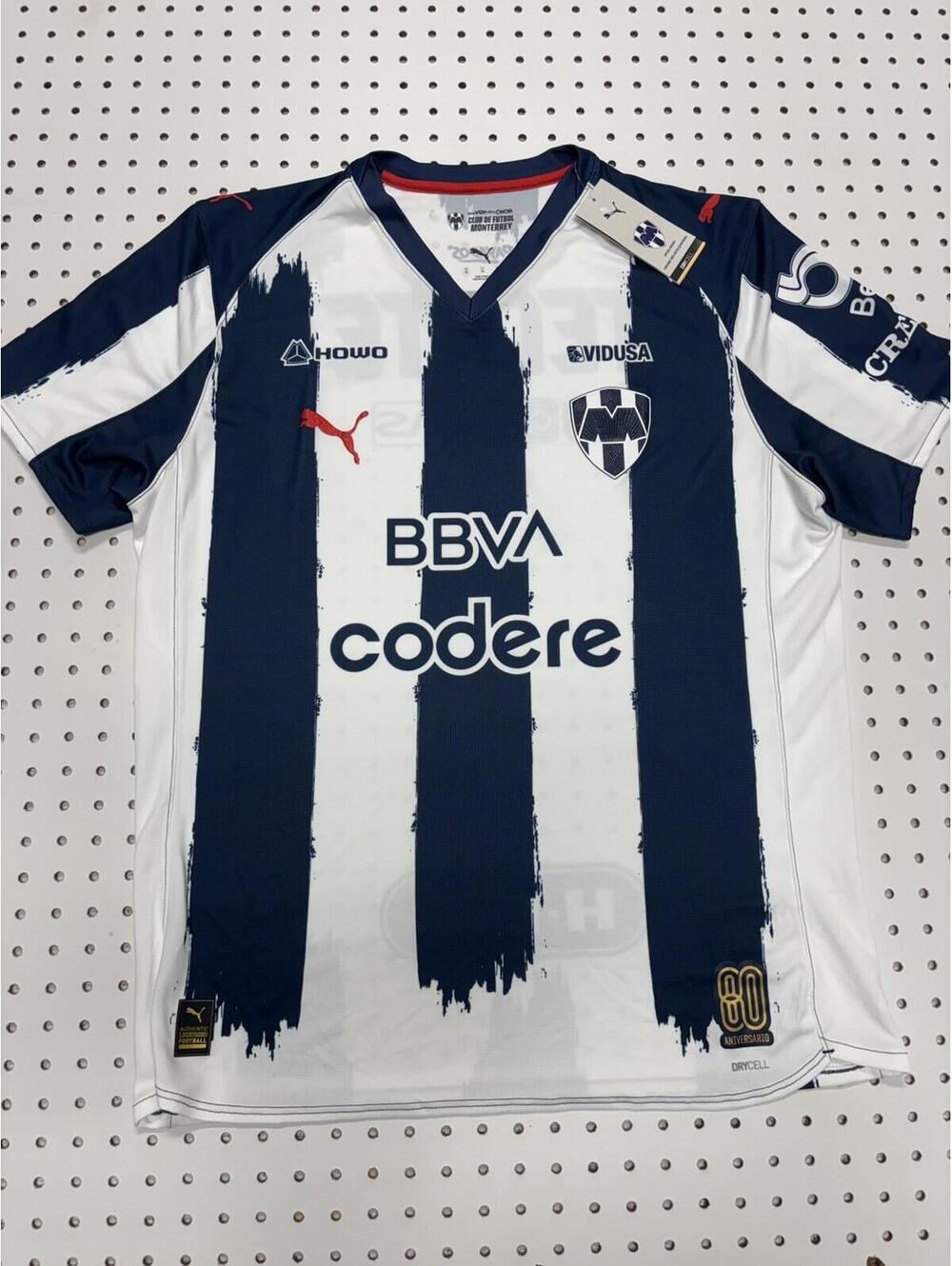 Puma Monterrey Rayados Jersey Men's XL Blue/white New with Tags